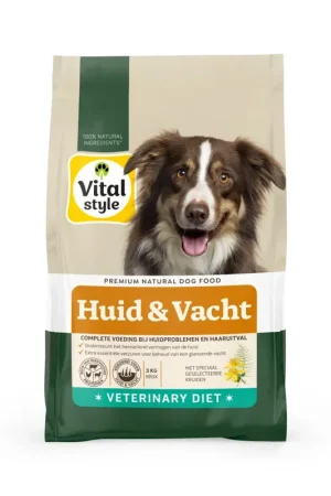 VitalStyle Hond Huid & Vacht 3 kg Op = Op